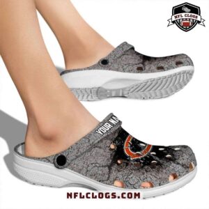 Cracked Stone Chicago Bears Crocs Rugged NFL Clogs 2 1