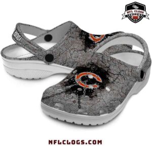 Cracked Stone Chicago Bears Crocs Rugged NFL Clogs 3 1