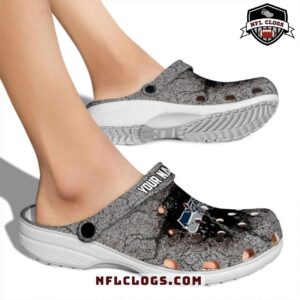 Cracked Stone Design Seattle Seahawks Crocs NFL Seahawks Clogs 2 1